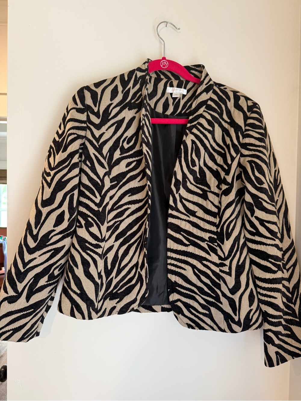 Vintage Tiger Animal Print Jacket Blazer